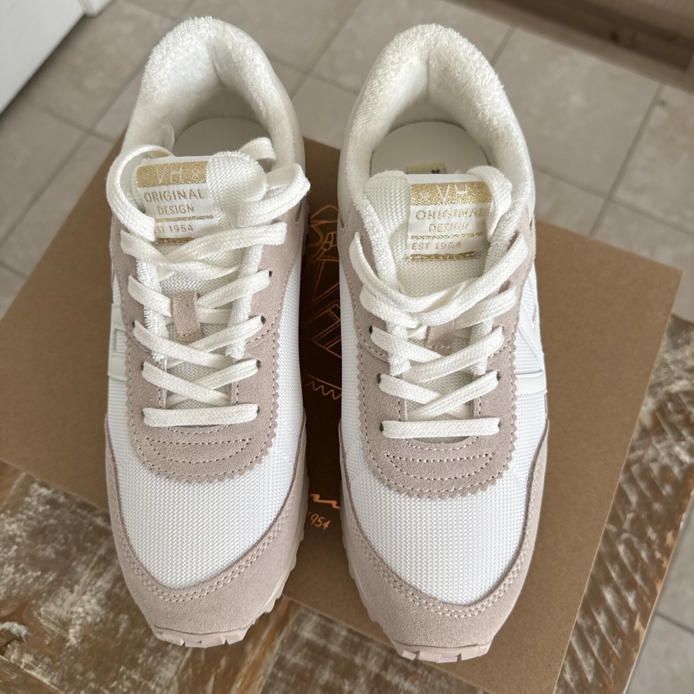 Vintage Havana Cosmic 12 Women's Oxford Size 8 White/Taupe